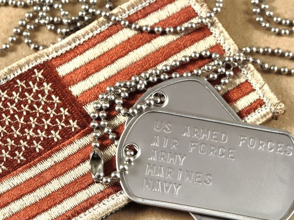 military dog tags